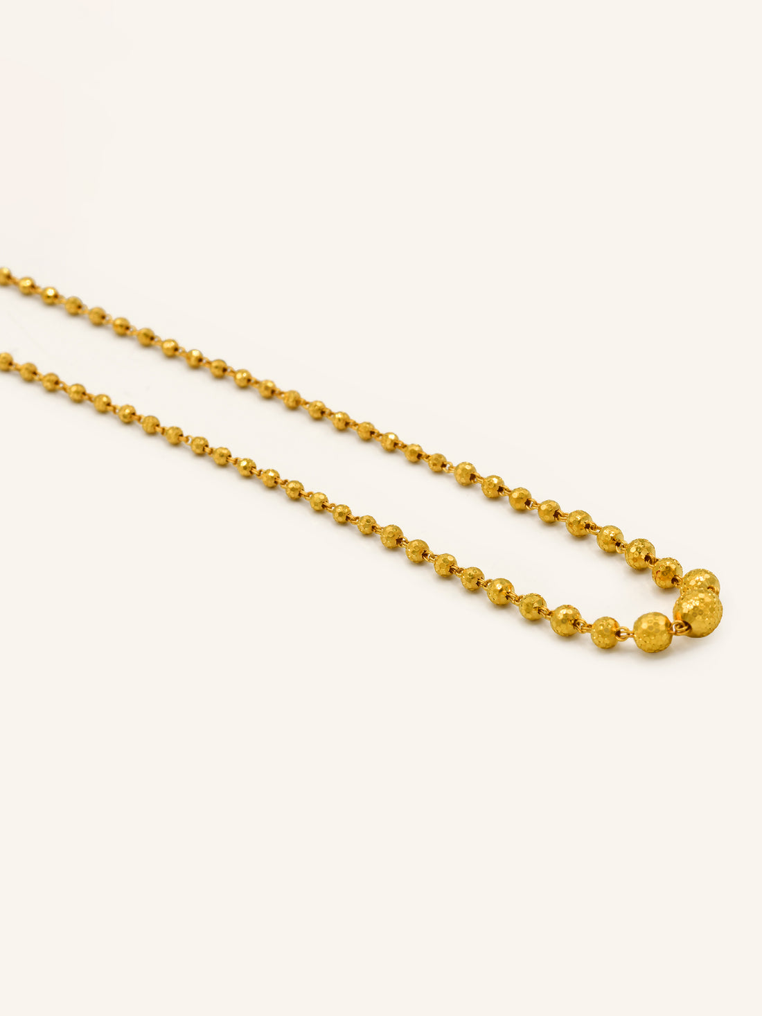 22ct Gold Ball Fancy Chain
