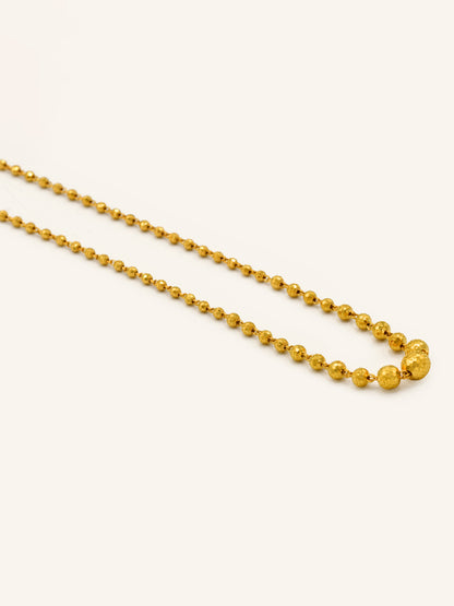 22ct Gold Ball Fancy Chain