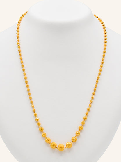 22ct Gold Ball Fancy Chain
