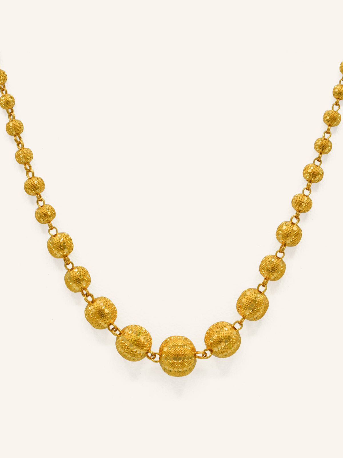 22ct Gold Ball Fancy Chain