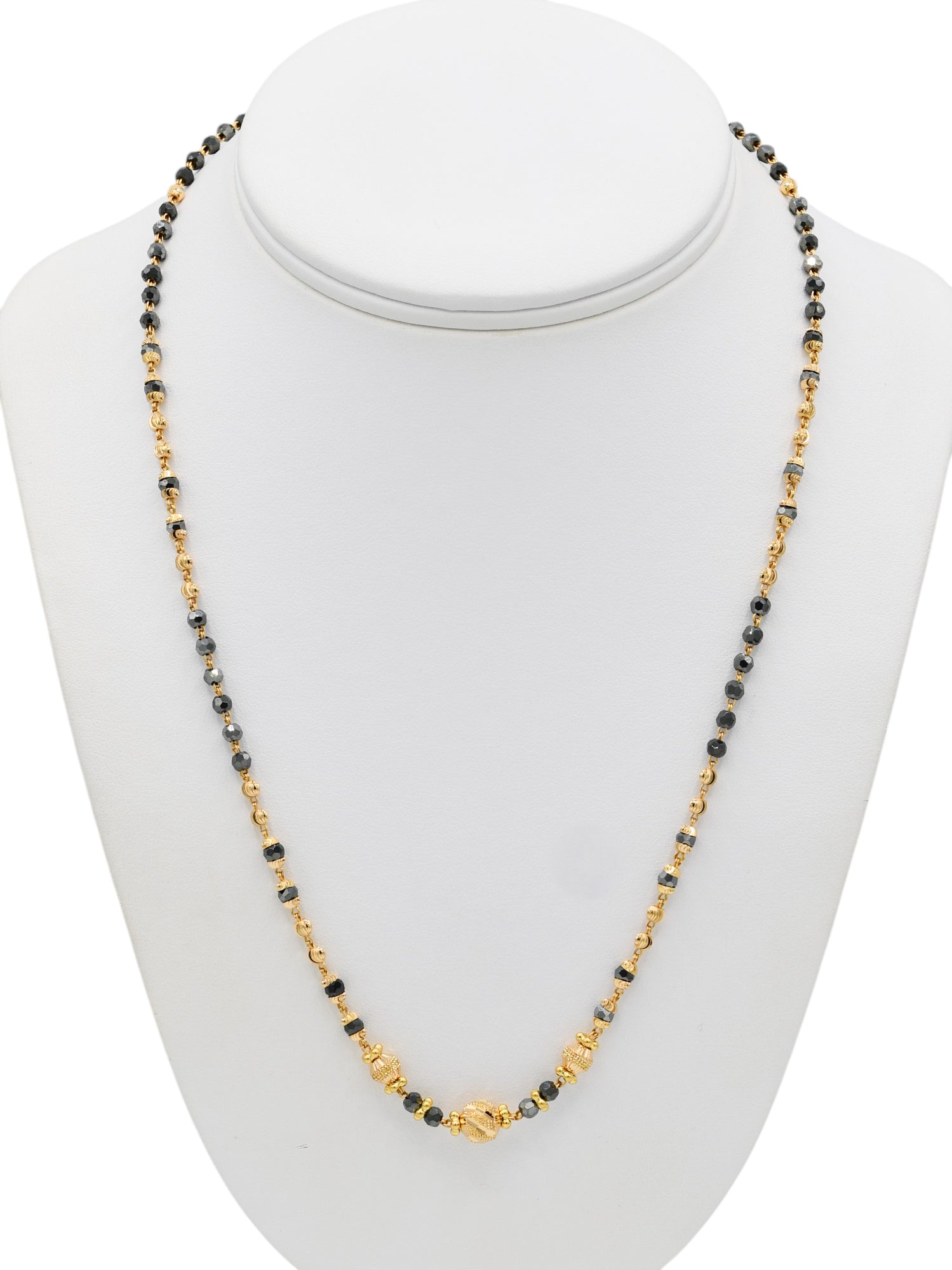 22ct Gold Ball Crystal Mangal Sutra