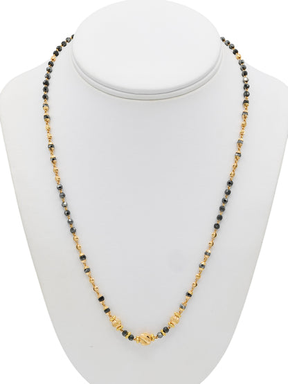 22ct Gold Ball Crystal Mangal Sutra