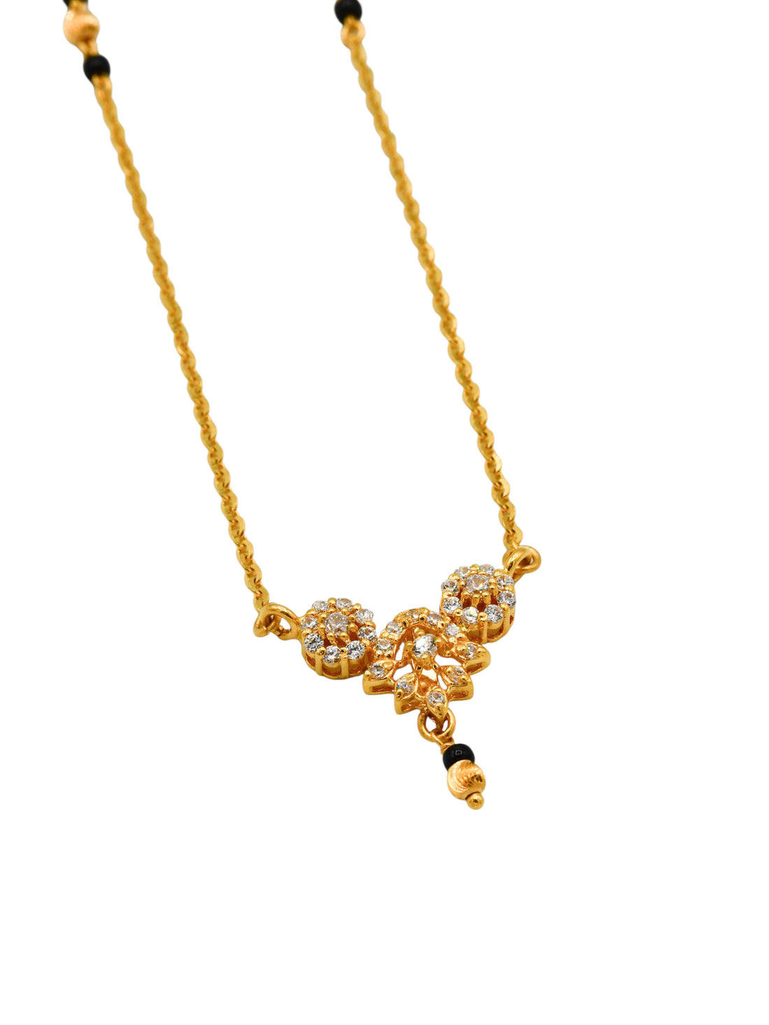 22Ct Gold CZ Mangal Sutra