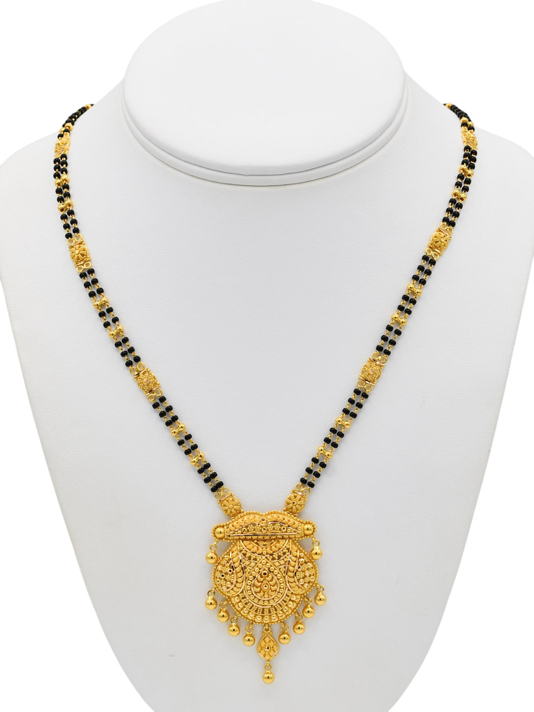 22ct Gold 2 Row Mangal Sutra