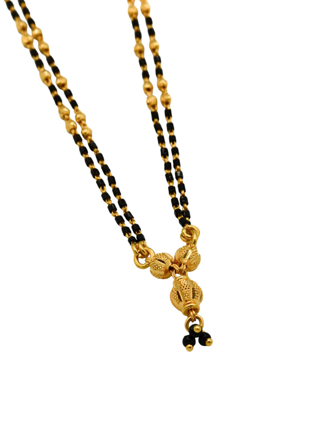 22Ct Gold Two Row Mangal Sutra