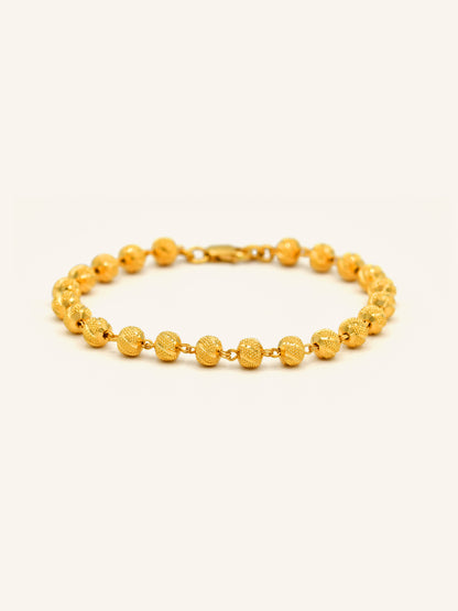22ct Gold Ball Bracelet