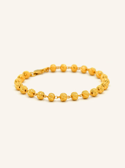 22ct Gold Ball Bracelet