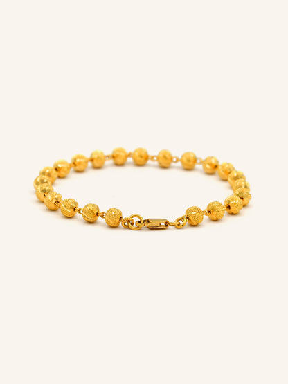 22ct Gold Ball Bracelet