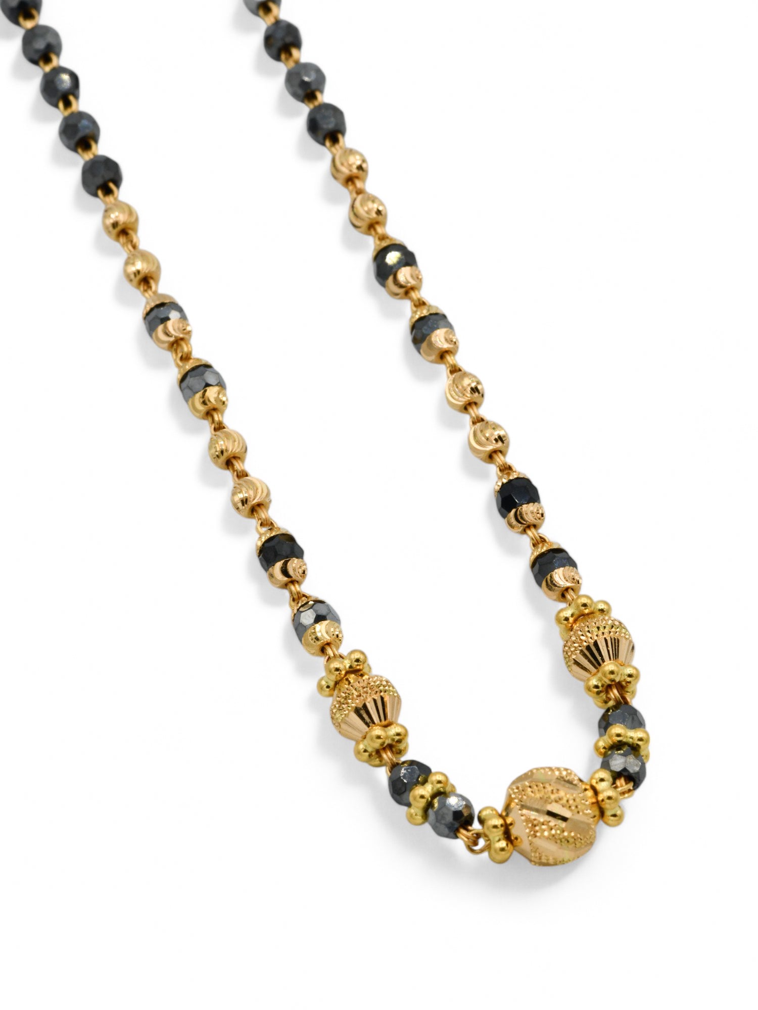 22ct Gold Ball Crystal Mangal Sutra