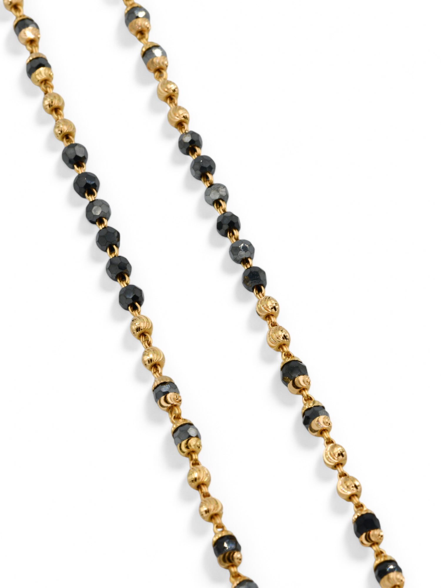 22ct Gold Ball Crystal Mangal Sutra