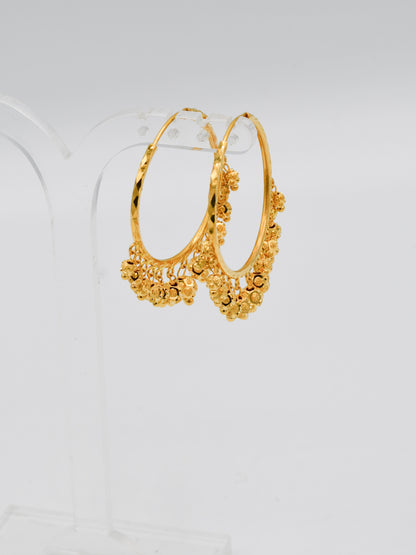 22Ct Gold Ball Hanging Bali