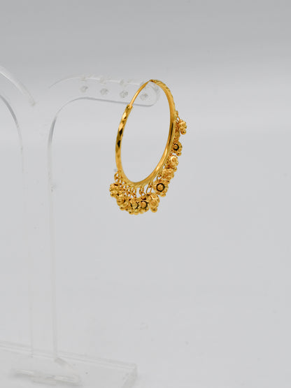 22Ct Gold Ball Hanging Bali