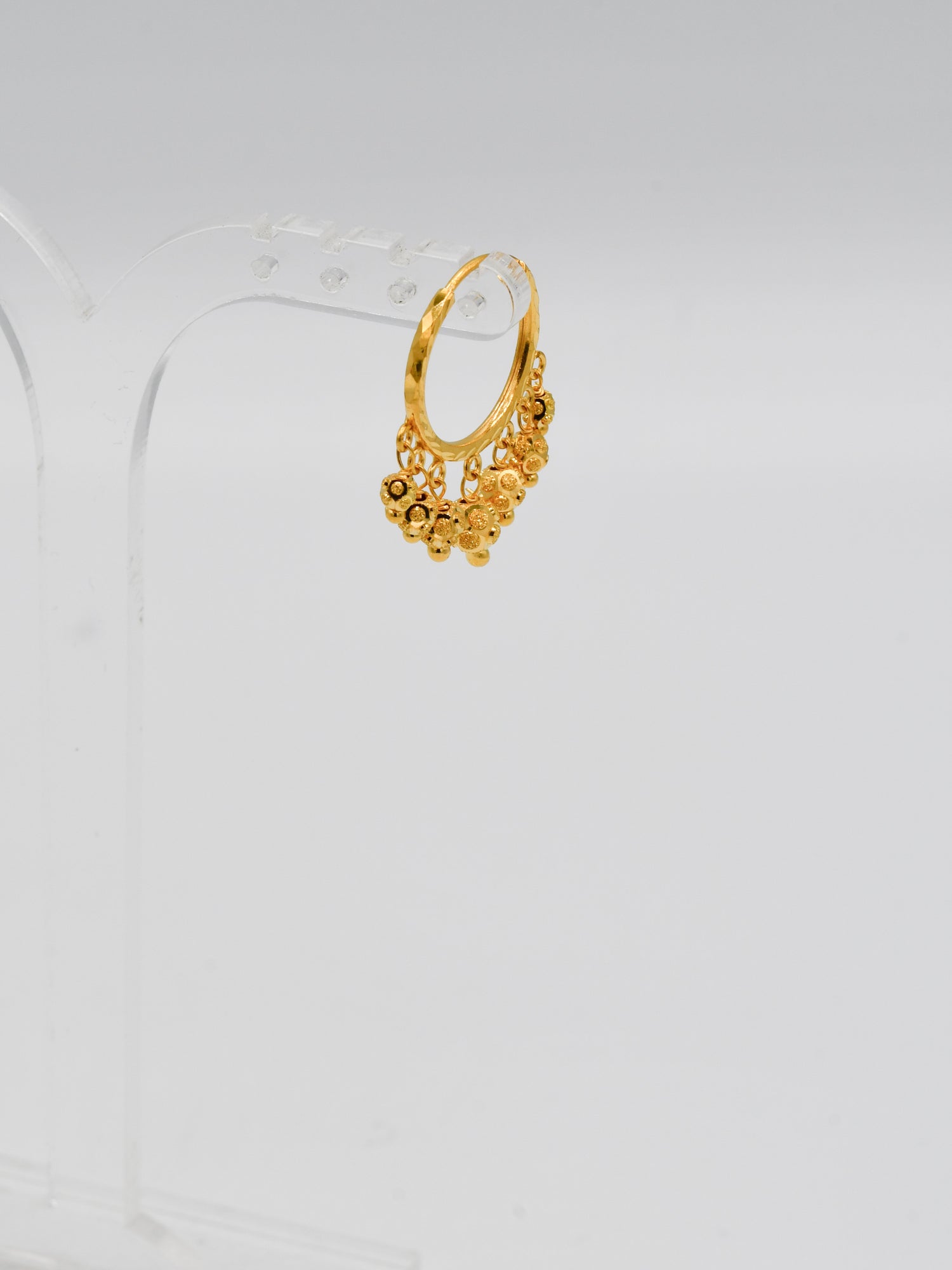 22Ct Gold Ball Hanging Bali - Roop Darshan