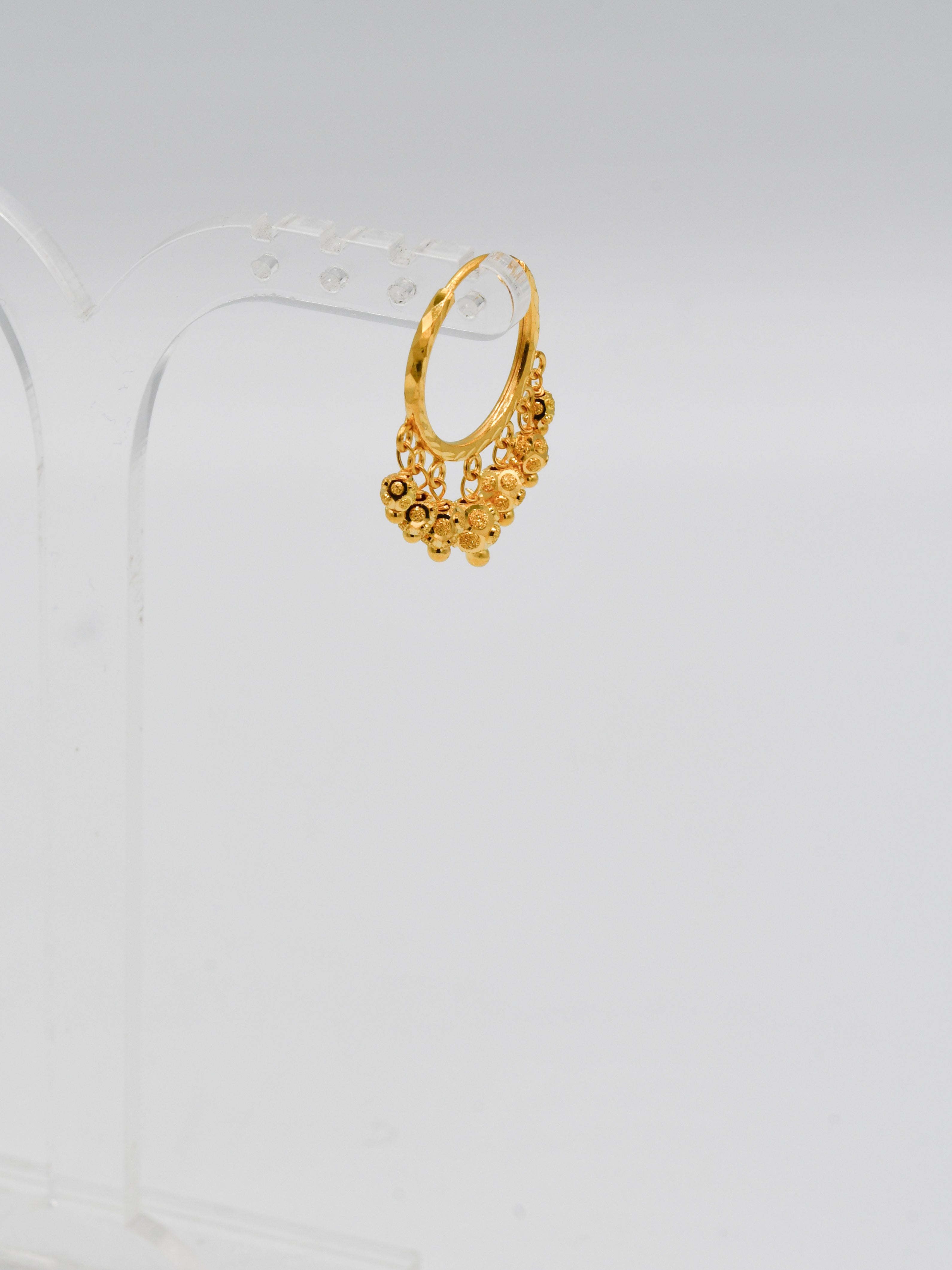 22Ct Gold Ball Hanging Bali - Roop Darshan