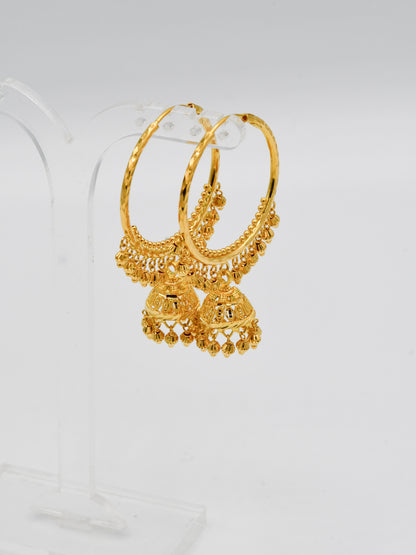 22Ct Gold Jhumki Bali