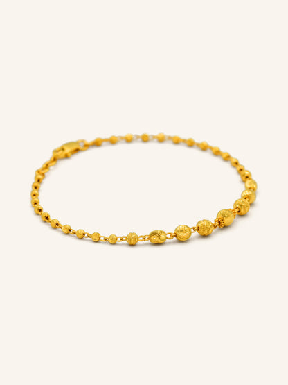 22ct Gold Ball Bracelet