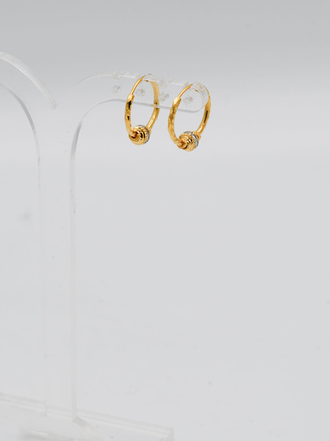 22Ct Gold Two Tone Ball Bali