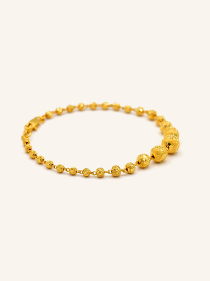 22ct Gold Ball Bracelet