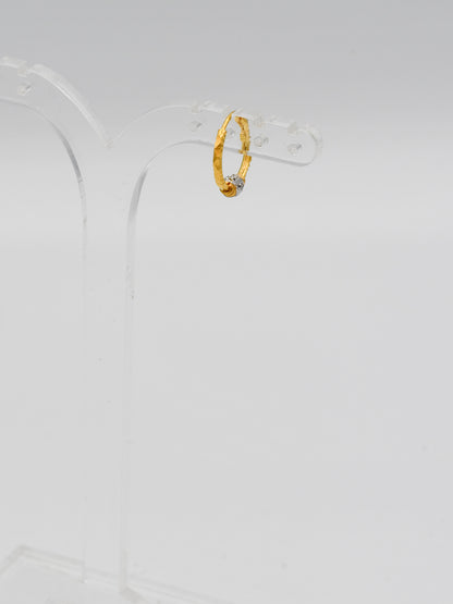 22Ct Gold Two Tone Ball Bali