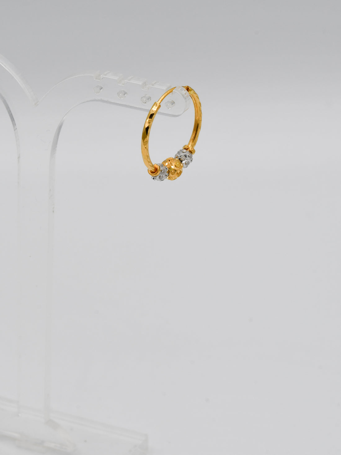 22Ct Gold Two Tone Ball Bali