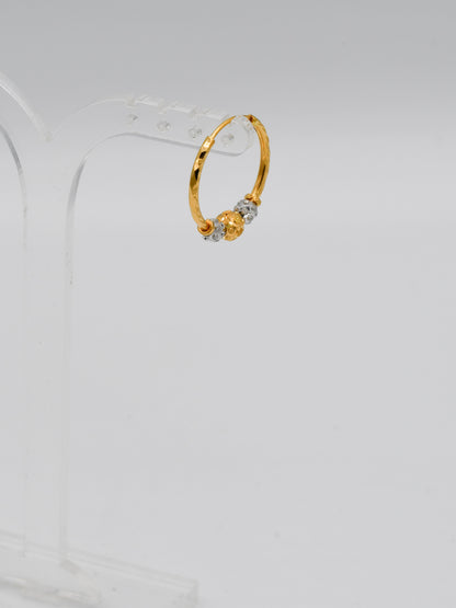 22Ct Gold Two Tone Ball Bali - Roop Darshan