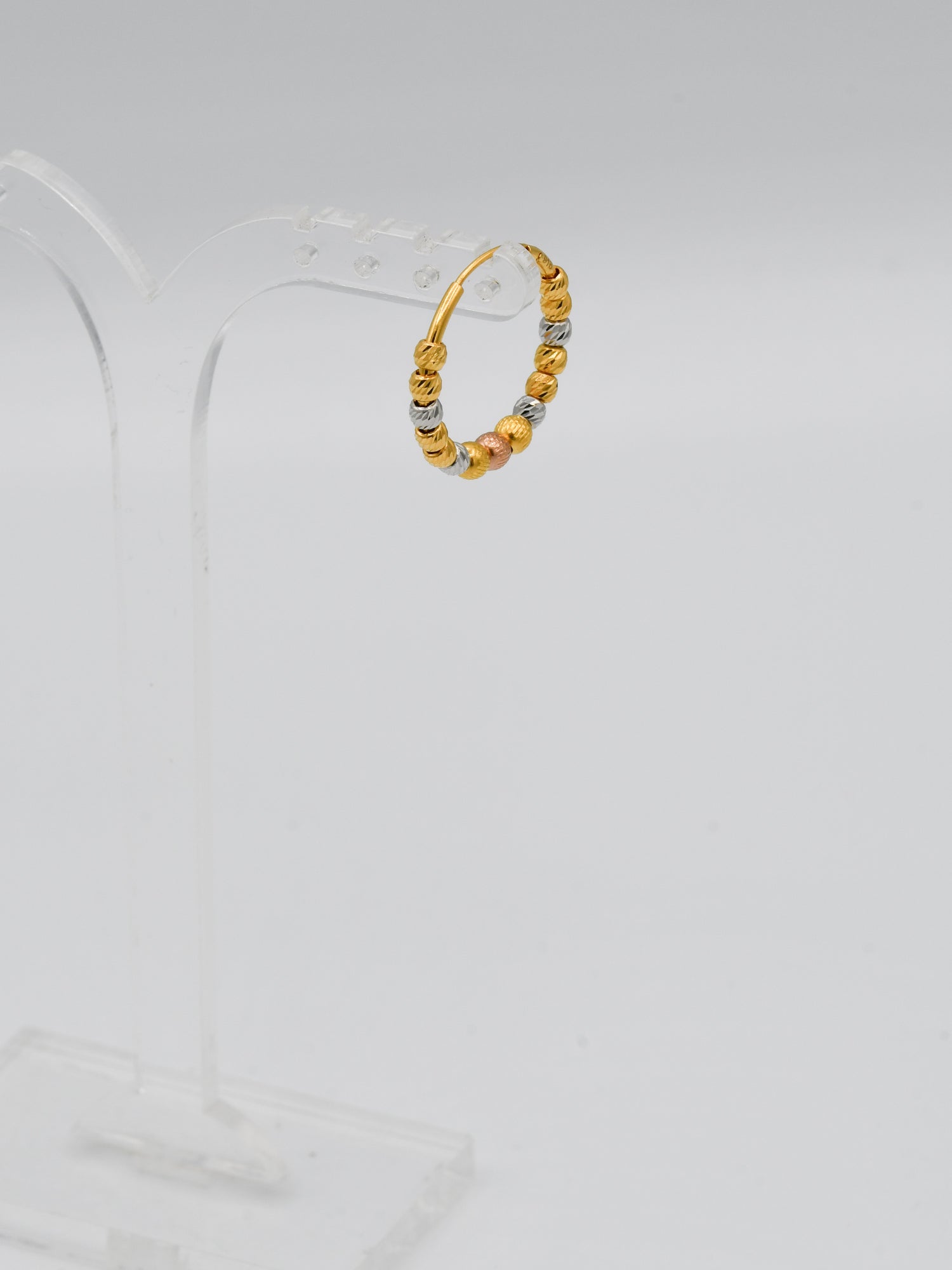 22Ct Gold Rose Gold Two Tone Ball Bali - Roop Darshan