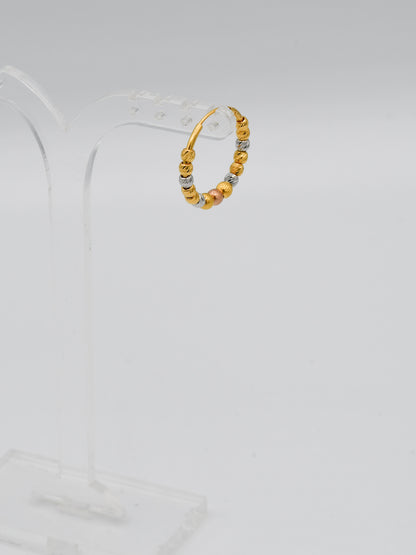 22Ct Gold Rose Gold Two Tone Ball Bali - Roop Darshan