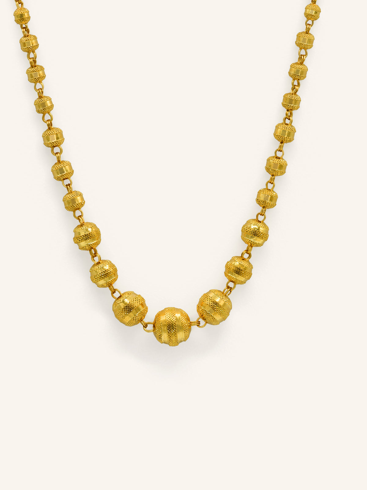 22ct Gold Ball Fancy Chain