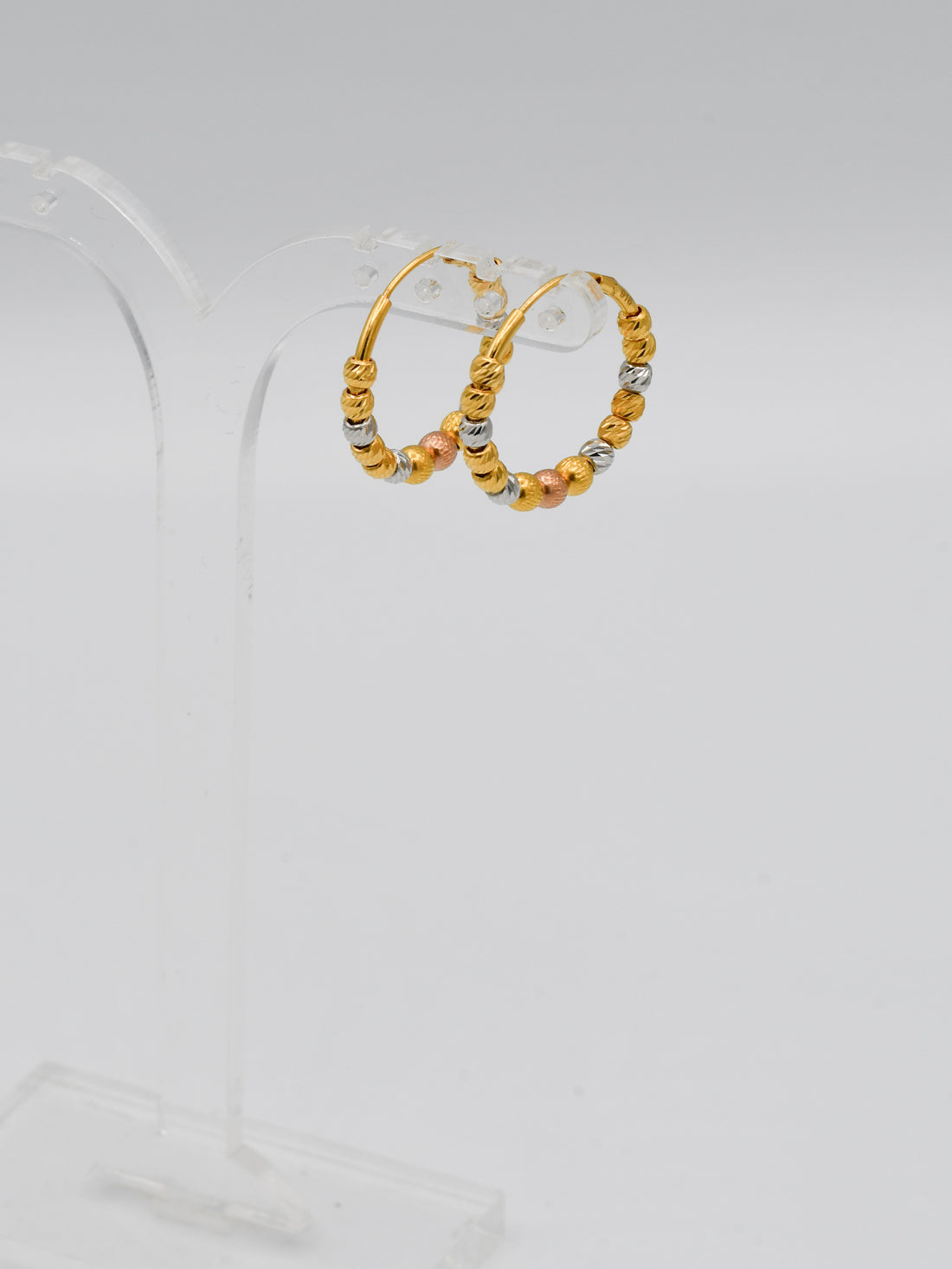 22Ct Gold Rose Gold Two Tone Ball Bali - Roop Darshan