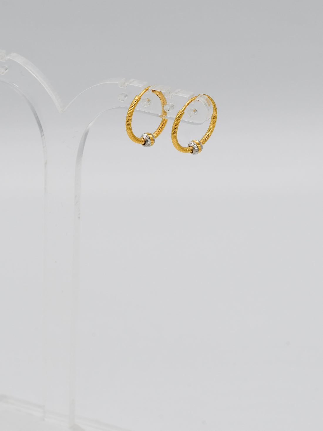 22Ct Gold Two Tone Ball Bali