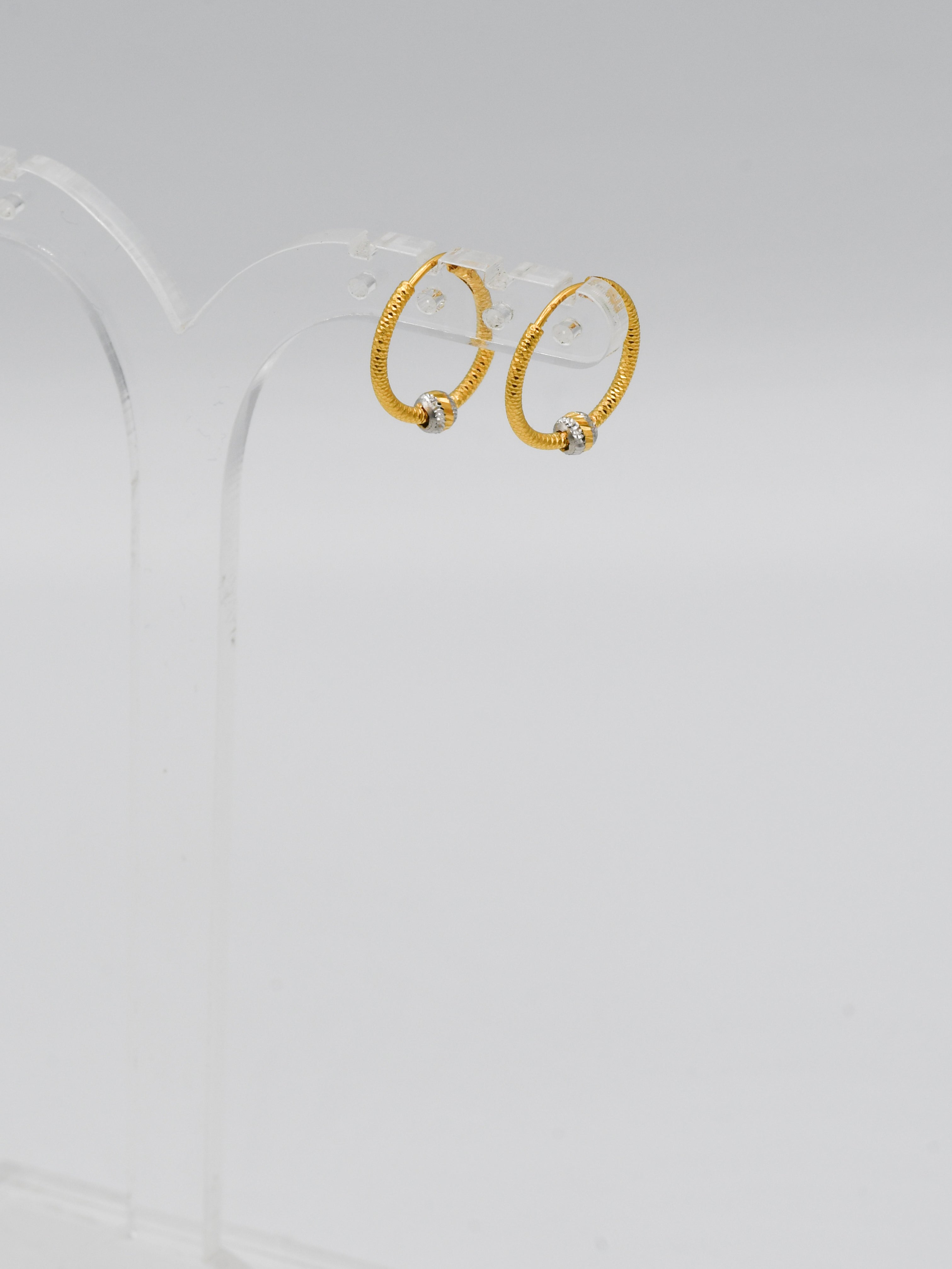 22Ct Gold Two Tone Ball Bali