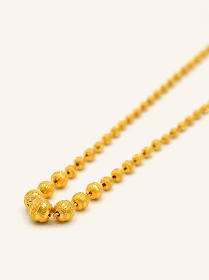 22ct Gold Ball Fancy Chain