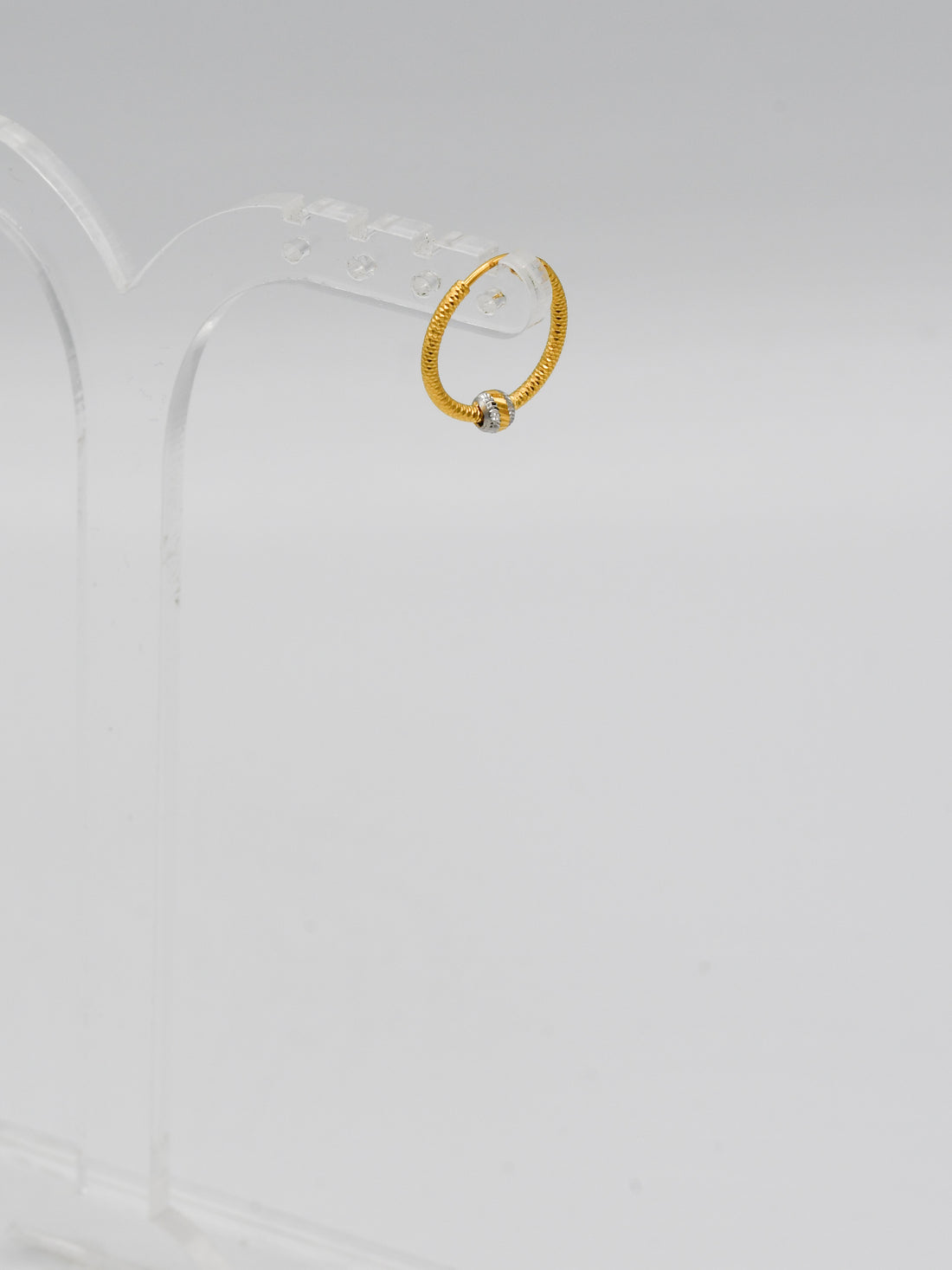 22Ct Gold Two Tone Ball Bali