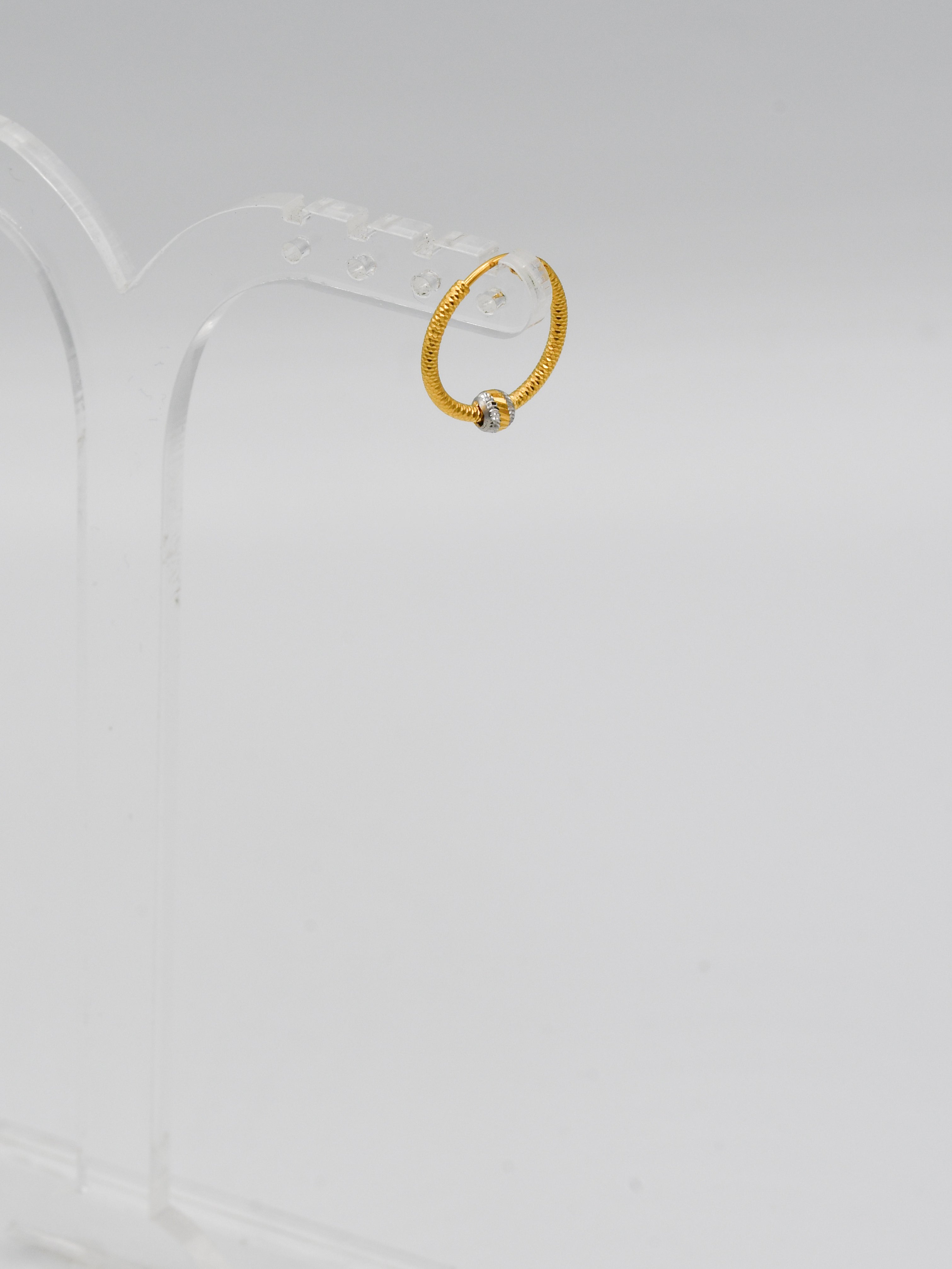 22Ct Gold Two Tone Ball Bali