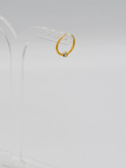 22Ct Gold Two Tone Ball Bali