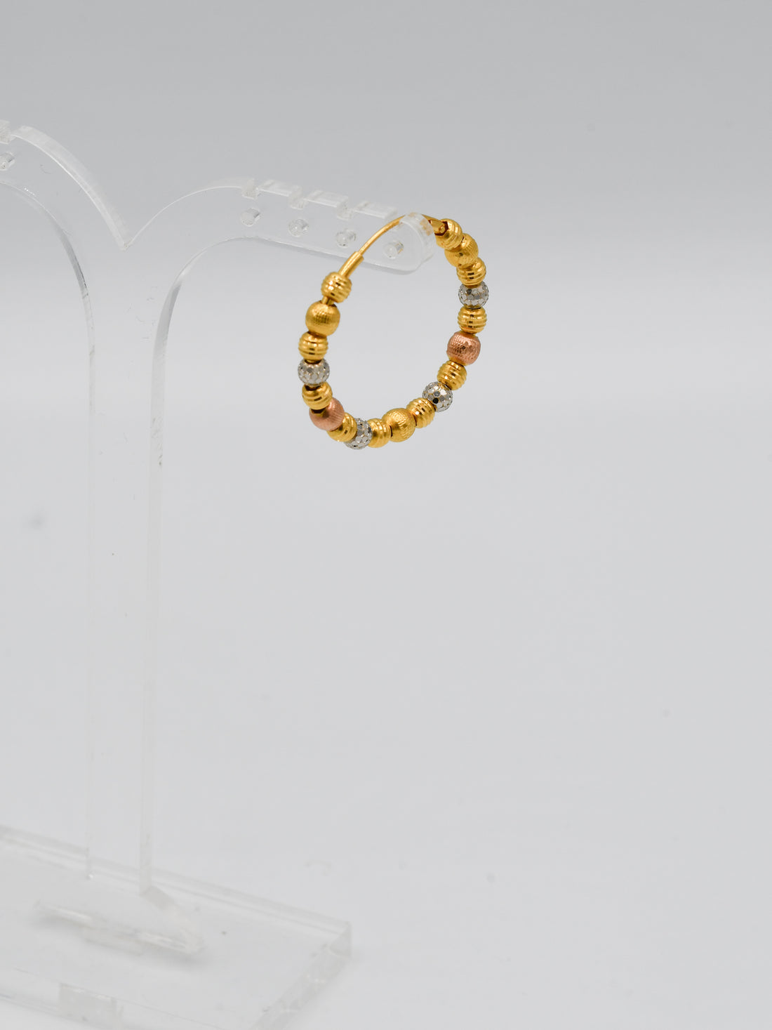 22Ct Gold Rose Gold Two Tone Ball Bali - Roop Darshan