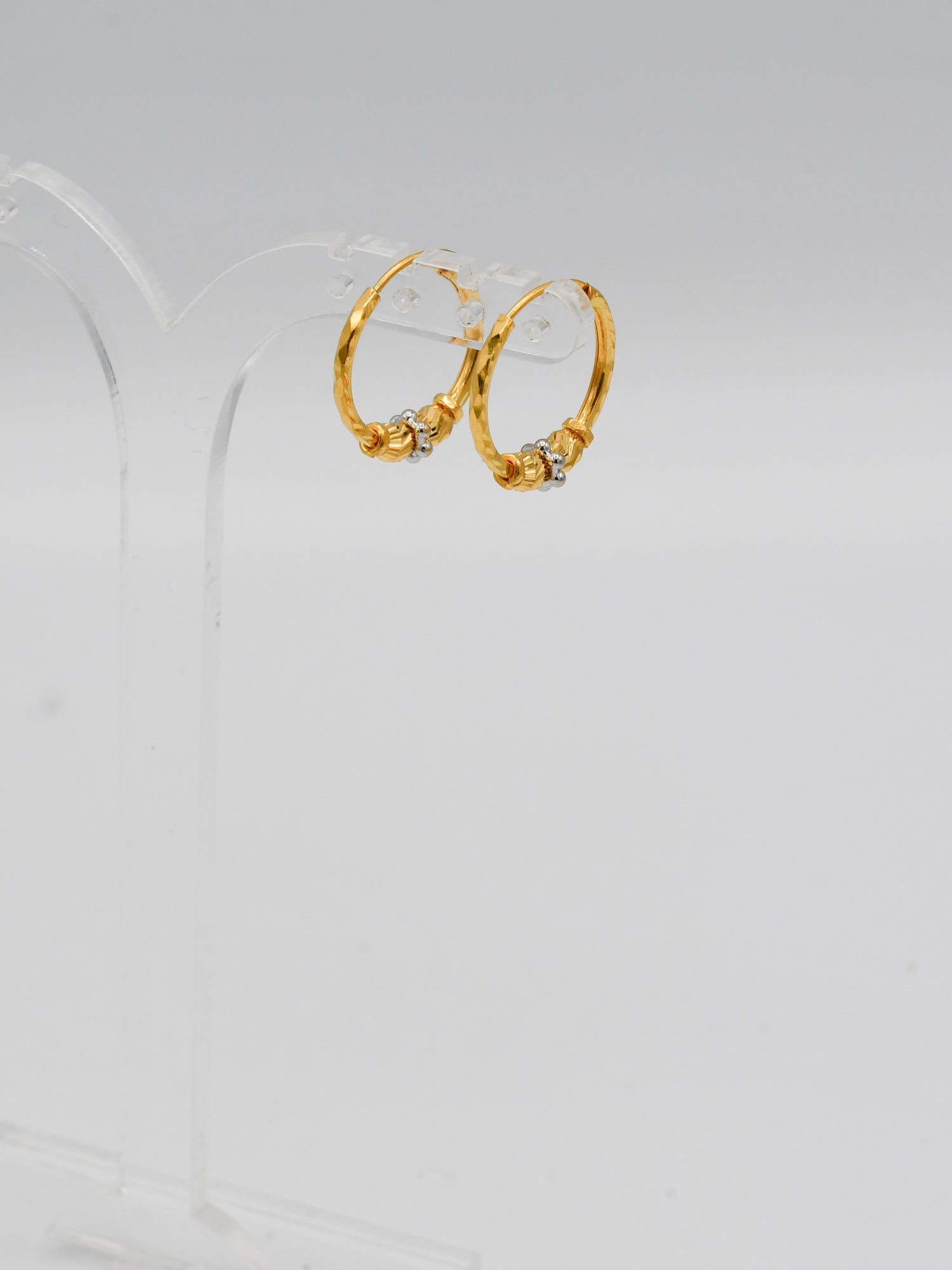 22Ct Gold Two Tone Ball Bali - Roop Darshan