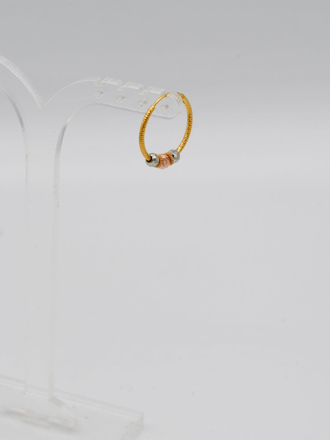 22Ct Gold Two Tone Ball Bali - Roop Darshan