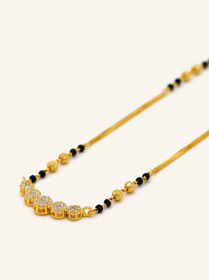 22ct Gold CZ Mangal Sutra
