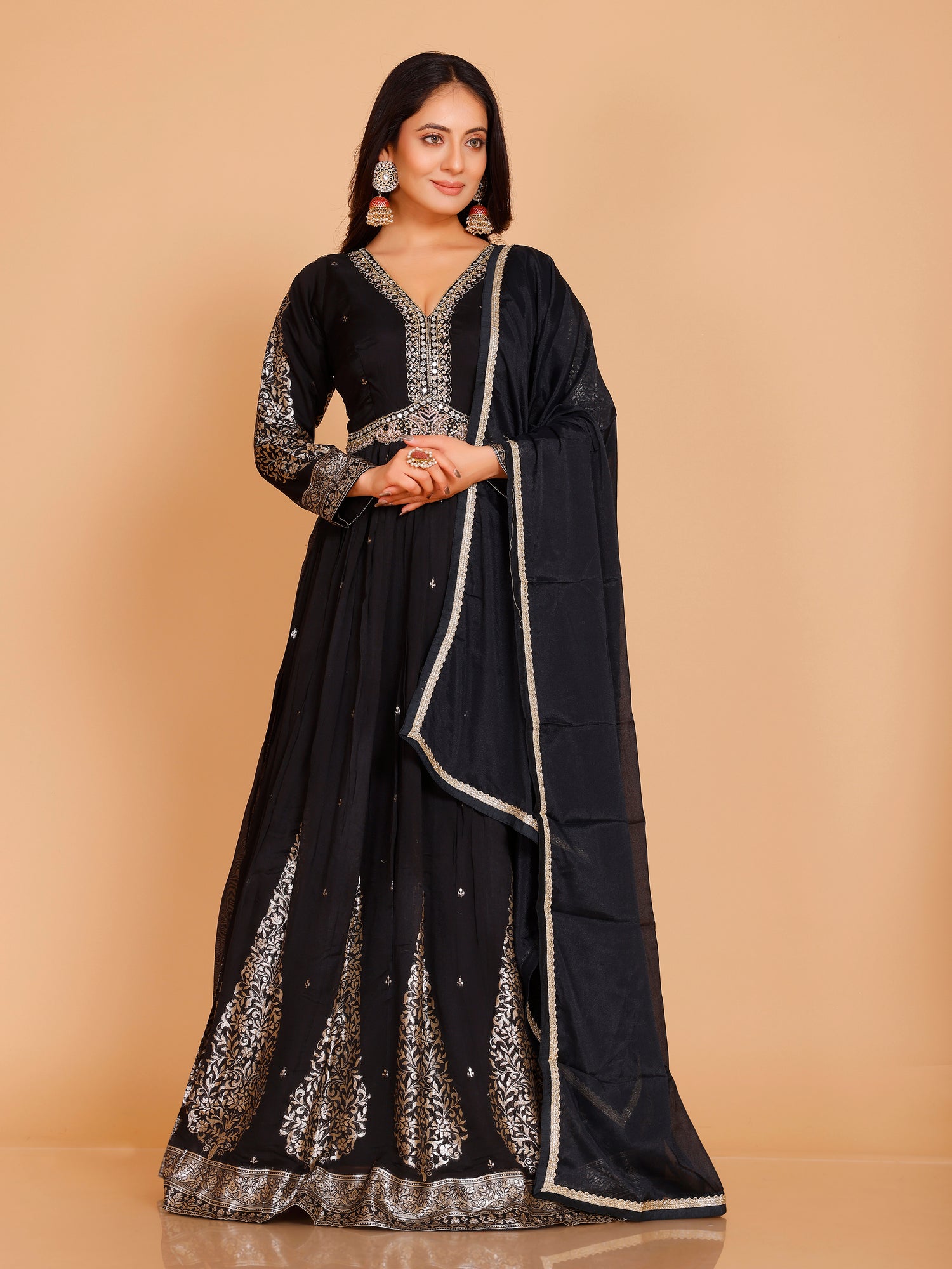 Myra Gown With Dupatta - Roop Darshan