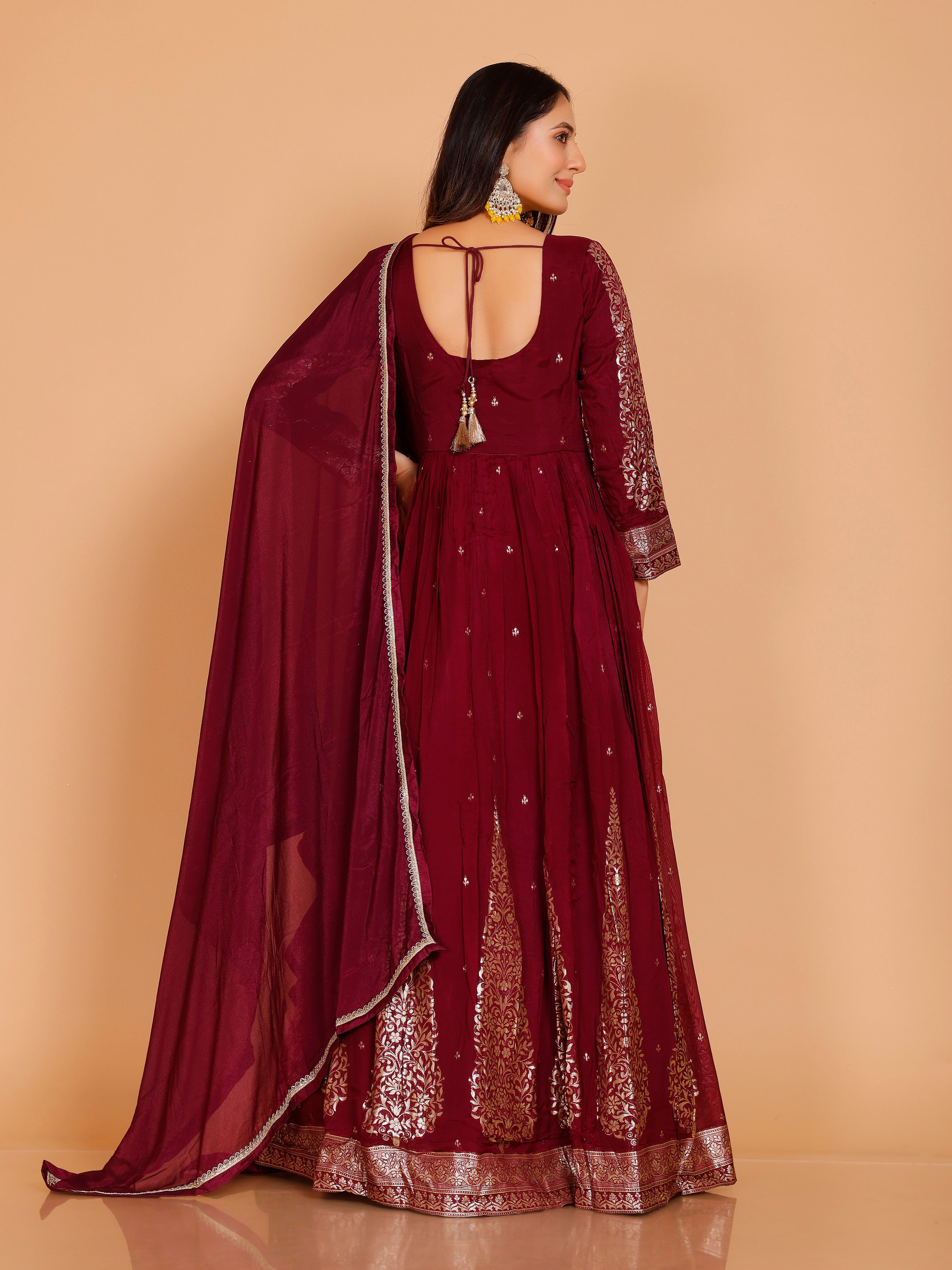 Myra Gown With Dupatta - Roop Darshan