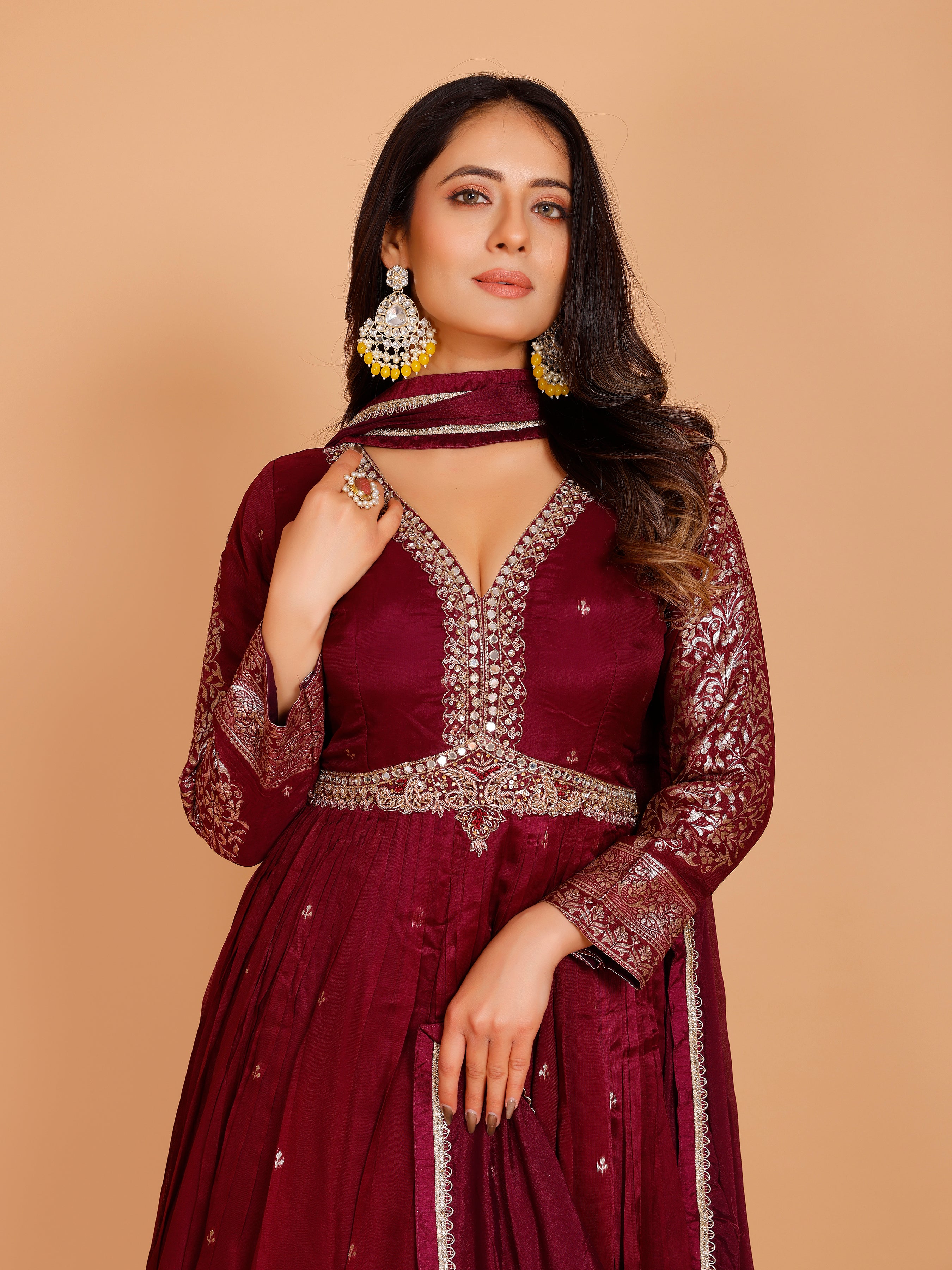 Myra Gown With Dupatta - Roop Darshan