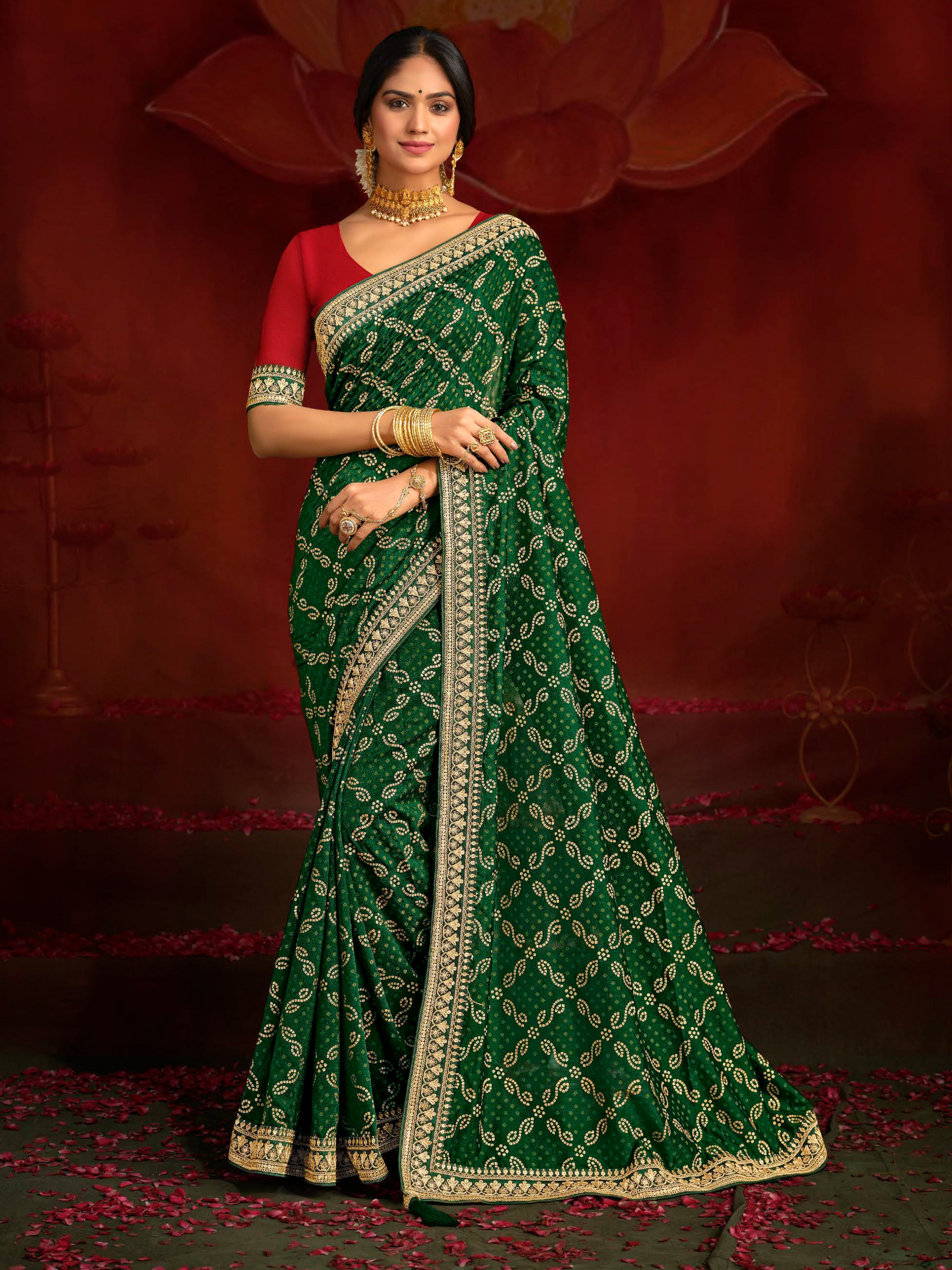 Priyanka Choli Saree - Roop Darshan