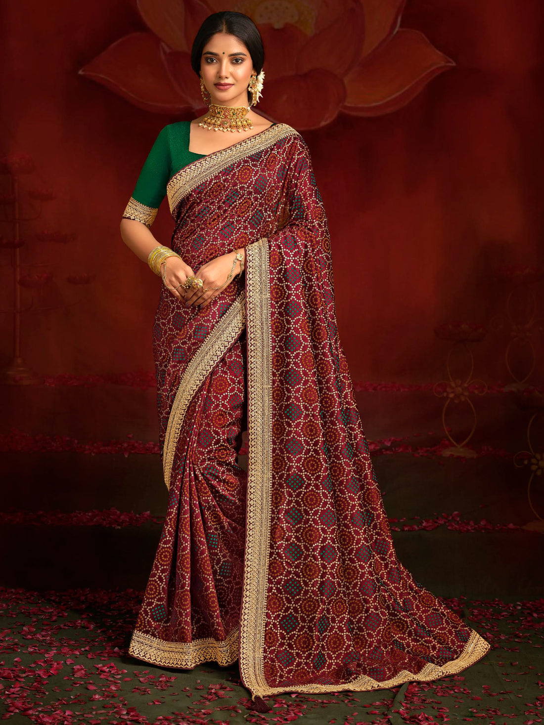 Priyanka Choli Saree - Roop Darshan