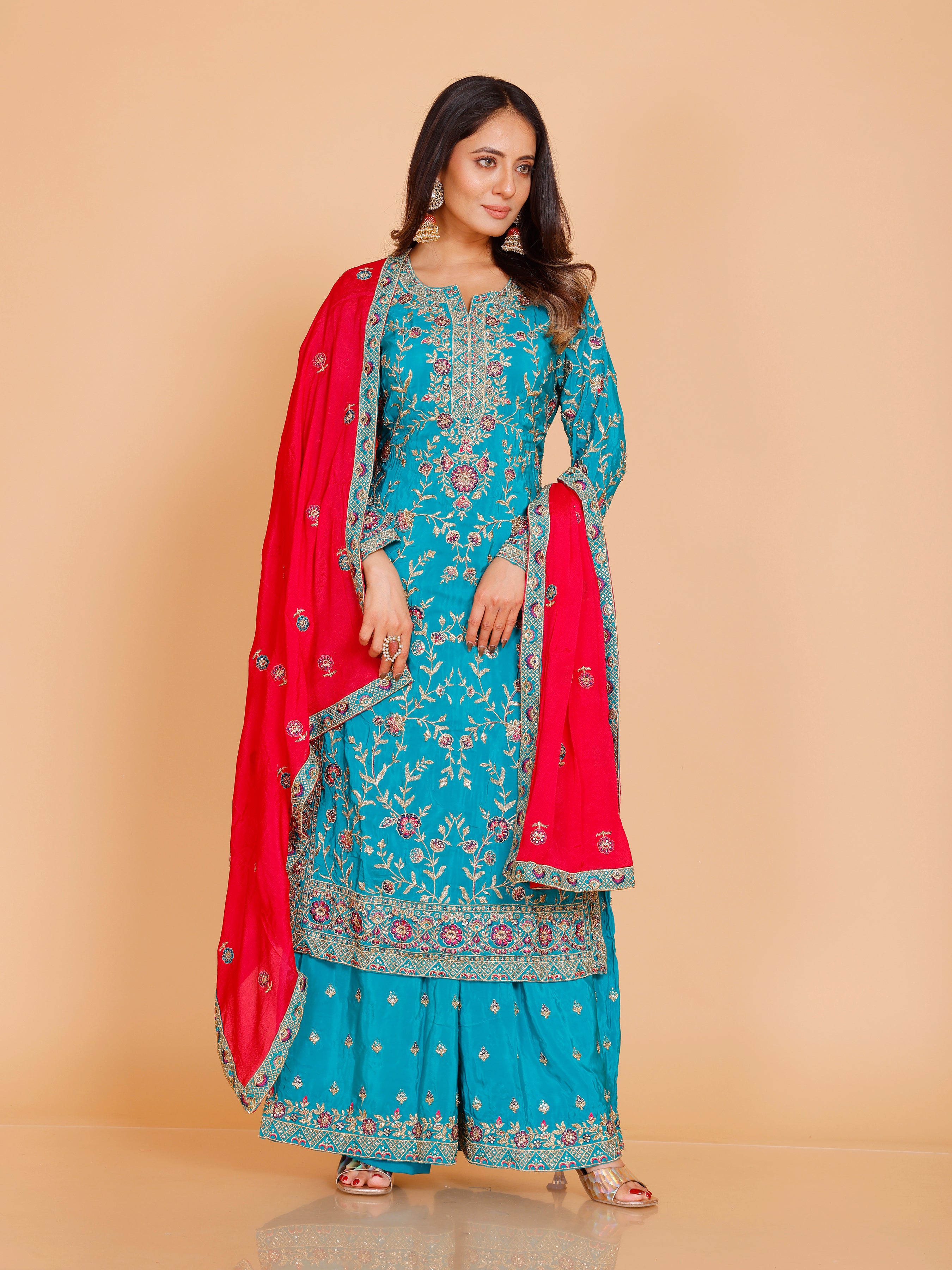 Nisha Palazzo Suit