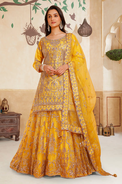Zakia Long Top Lehenga