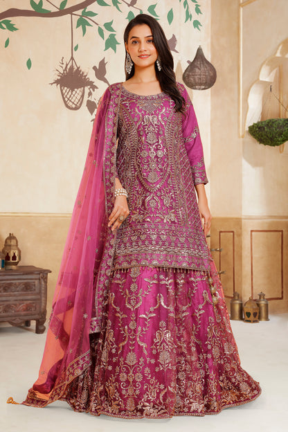 Zakia Long Top Lehenga