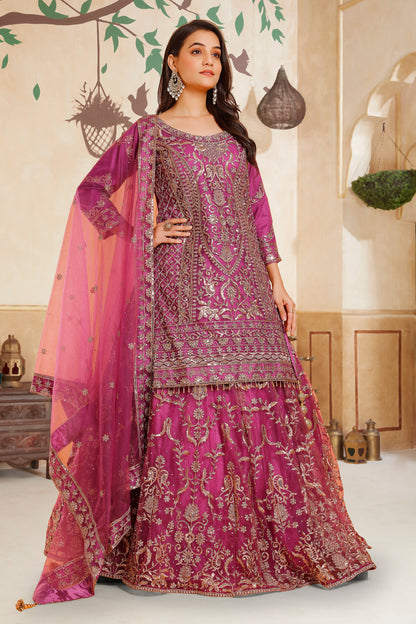 Zakia Long Top Lehenga