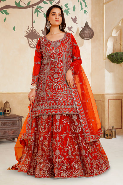 Zakia Long Top Lehenga