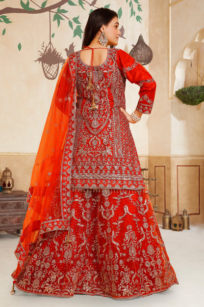 Zakia Long Top Lehenga